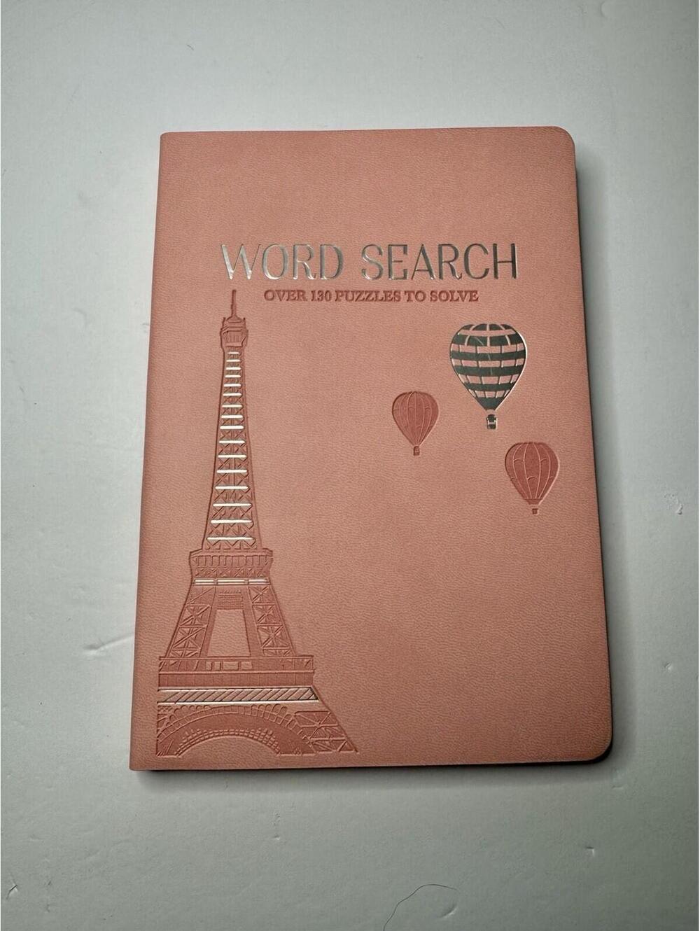 Words Search Puzzle Book 130+ Puzzles Hardcover Brain Games Hinkler Paris Cover